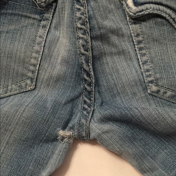 Ladies Vigross Distressed Bootcut Jeans - Picture 4 of 8